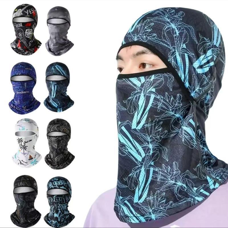 Summer Cycling Sunscreen Face Covering Masks Motorcycle Outdoor UV ...