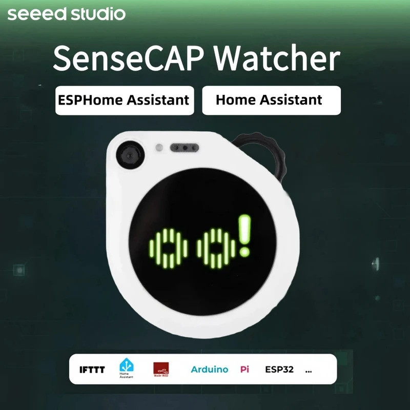 SenseCAP Watcher W1-B White Enclosure,Physical AI Agent for Smarter ...