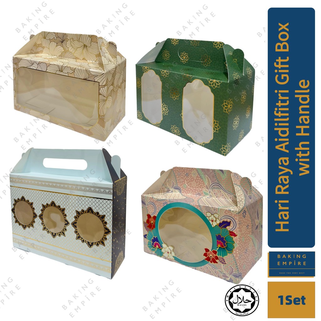 Hari Raya Aidilfitri Gift Box with Handle/Strings (Container not ...