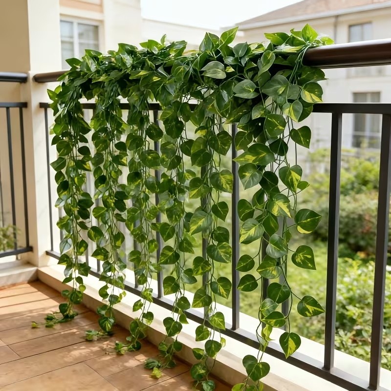 Artificial ivy leaves, green vines, hanging wreaths, artificial ivy for ...