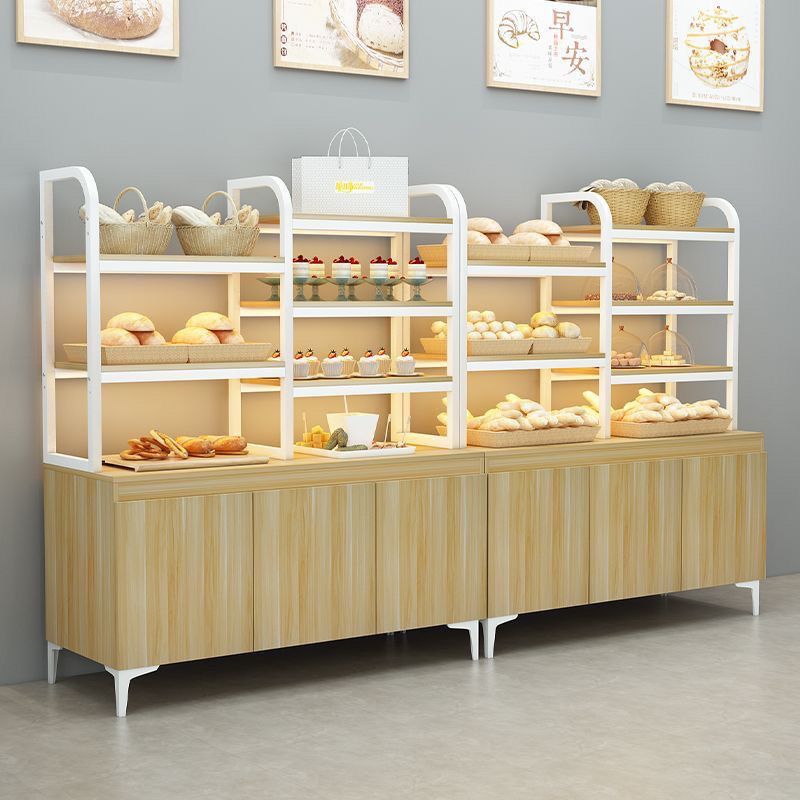 Cake shop bread cabinet display case, supermarket display shelf, bakery ...