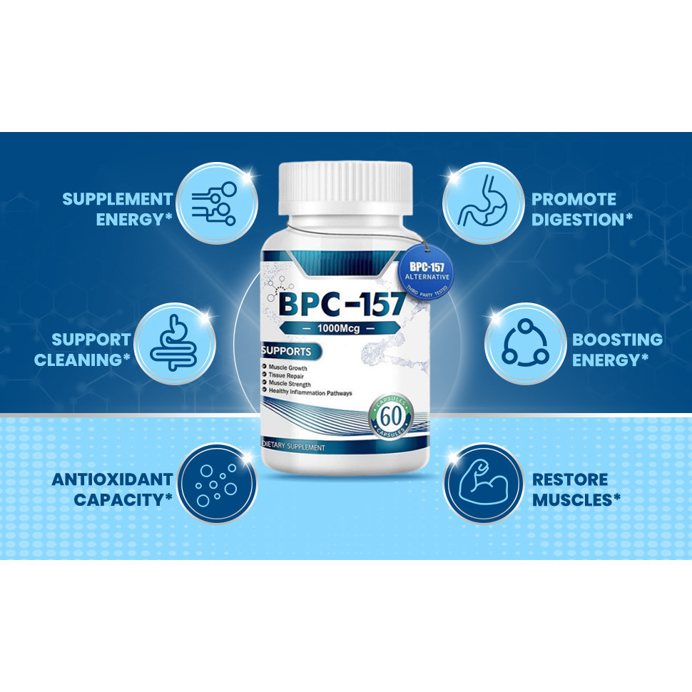bpc 157 malaysia BPC-157 Peptide Capsules, Bpc-157 Pro 1000mcg, New Protective Compound Bpc- 157, Boost Muscle Recovery & Tissue Repair