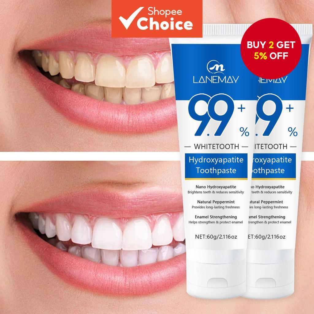 Nano Technology Hydroxyapatite Toothpaste - Brightens Teeth, Reduces ...