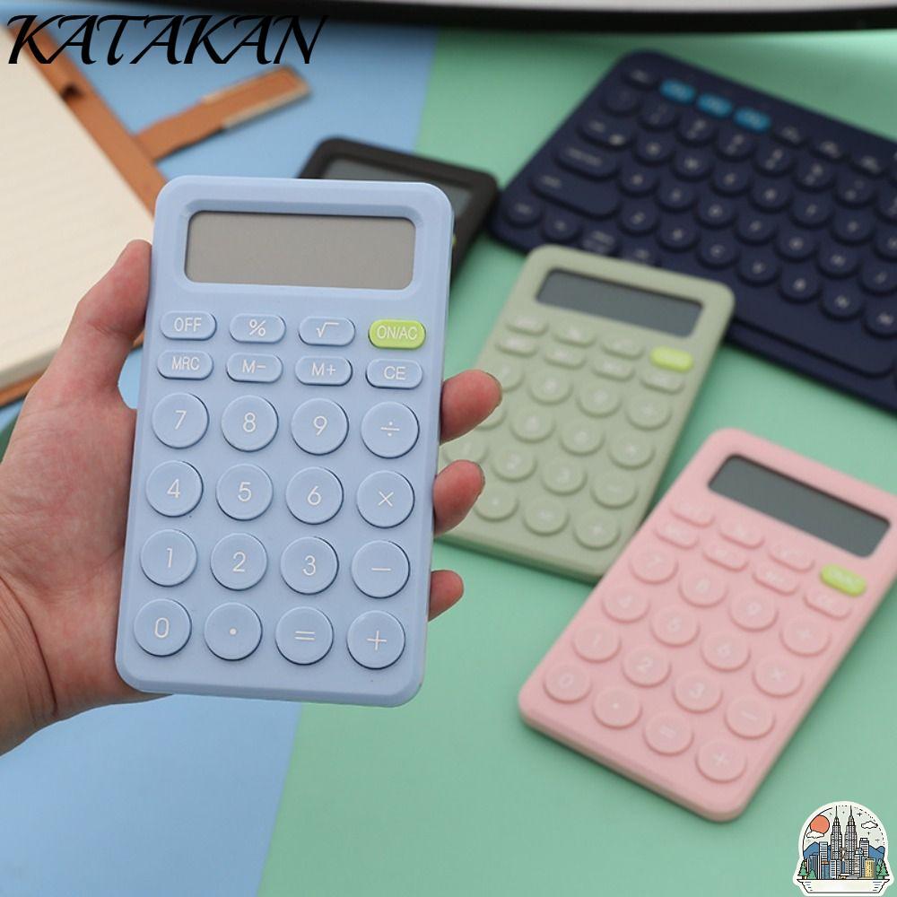 KATAKAN Students Calculator, Mini Portable Big Button Math Calculator ...