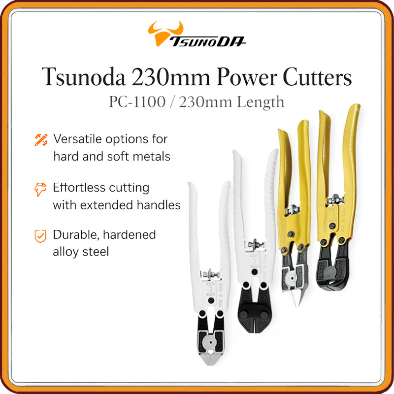Tsunoda 230 mm Power Cutter Series - Heavy-Duty Wire & Brass Metal ...