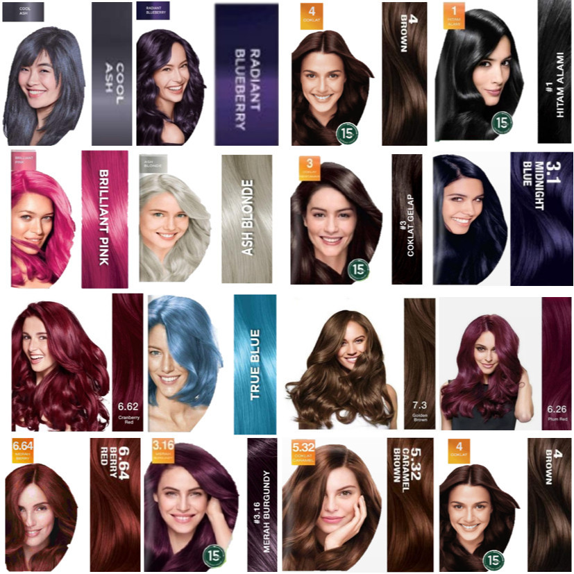 (Halal) Ganier Hair Dye Ultra Colour - Pewarna Rambut Halal 20g/30g ...