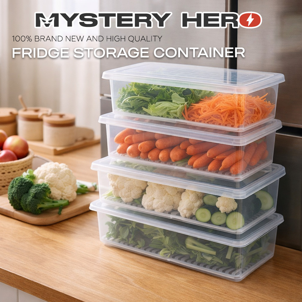 MysteryHero Fridge Storage Box Container With Lid Containers Tupperware ...