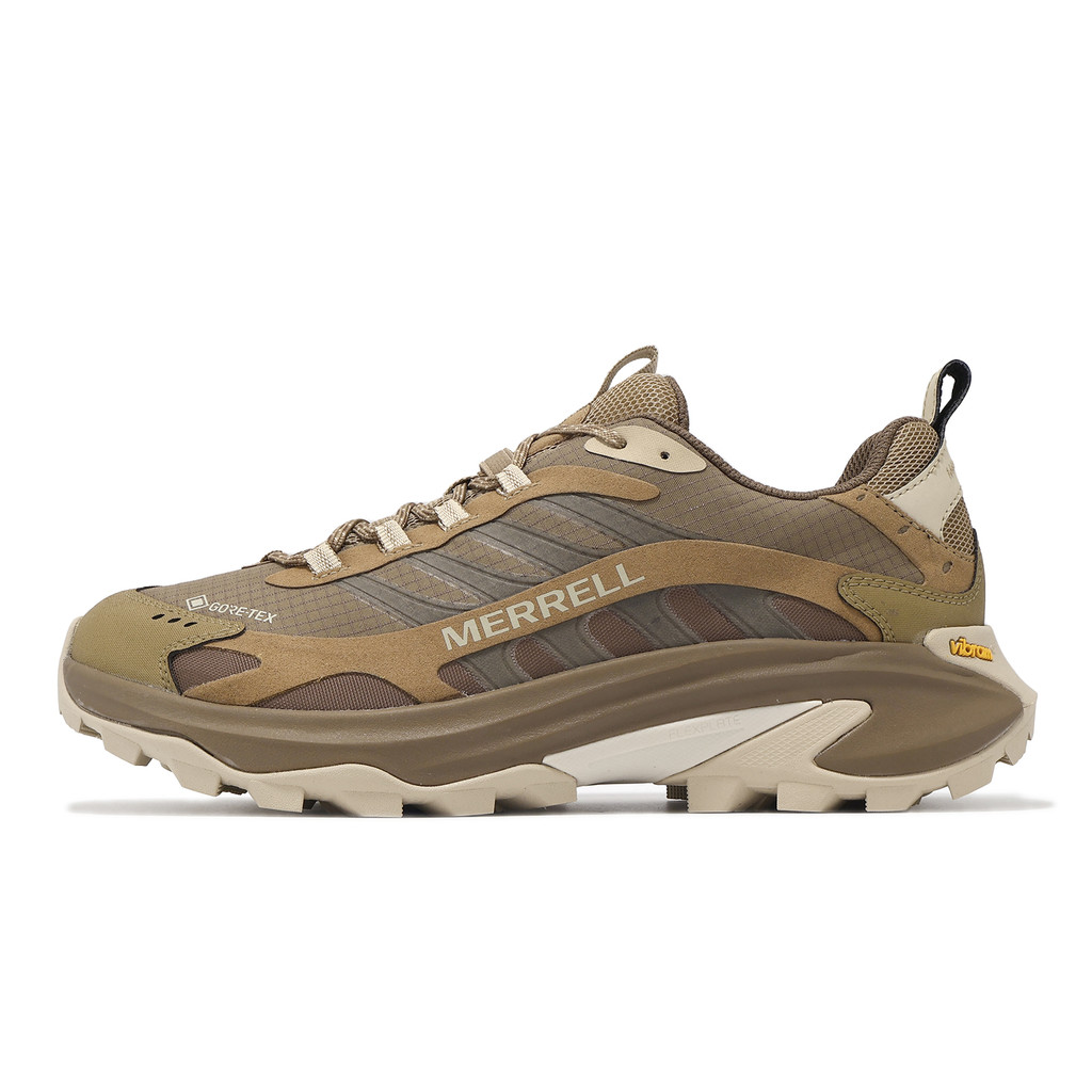 Merrell Hiking Shoes Moab Speed 2 GTX Outdoor Waterproof Coyote Gold ...