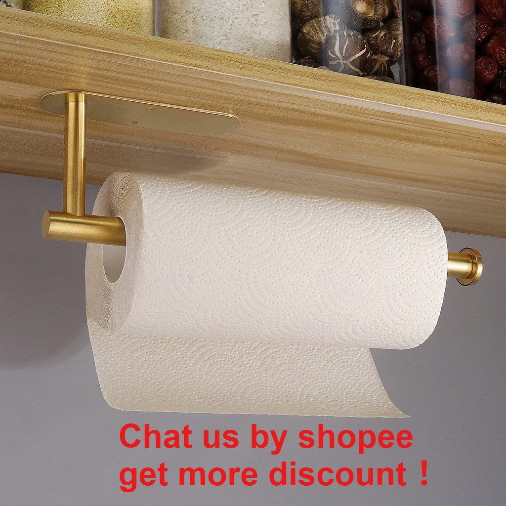Wall Mounted Kitchen Paper Towel Holder Eid Mubarak 304 Stainless Steel ...
