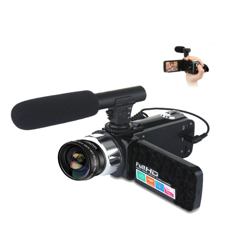 Mini Camera Recorder HD Digital Camcorder with Hot Shoe for PC Webcam ...