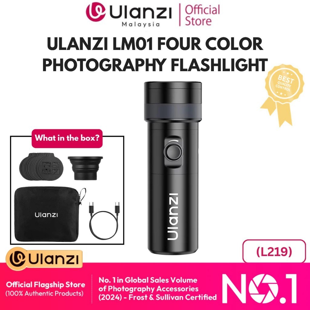 ULANZI LM01 FOUR COLOR PHOTOGRAPHY FLASHLIGHT (L219) | Shopee Malaysia