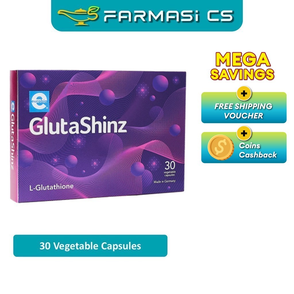 Eurobio GlutaShinz 30 Vegetable Capsules EXP:03/2027 [ FARMASI CS ] |  Shopee Malaysia