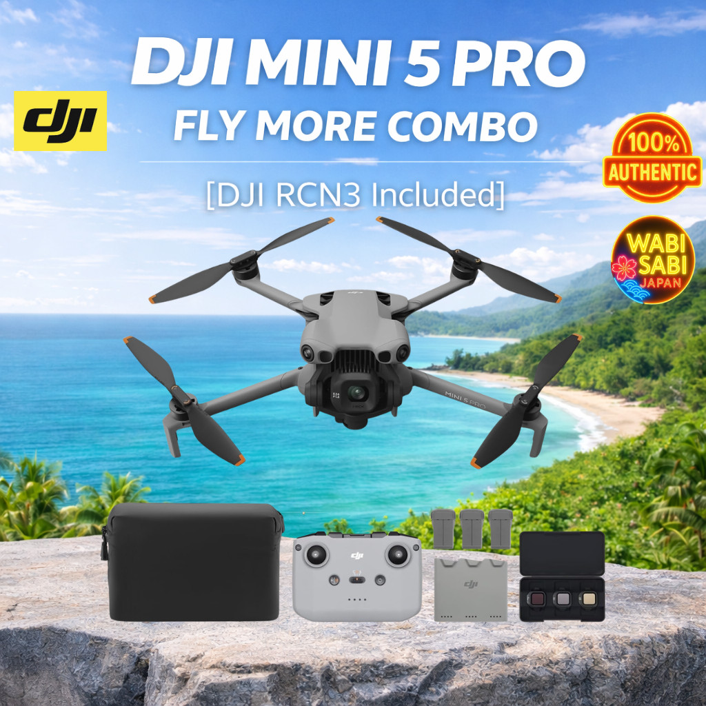 DJI Mini 5 Pro Fly More Combo 4K Drone with 1'' CMOS, ActiveTrack 360 ...