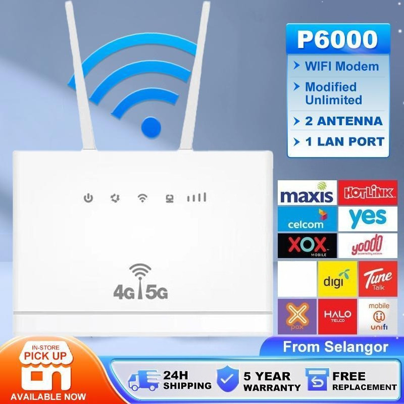 Modem Wifi Router Modified/Unlocked Unlimited Data Hotspot 300Mbps 4G ...
