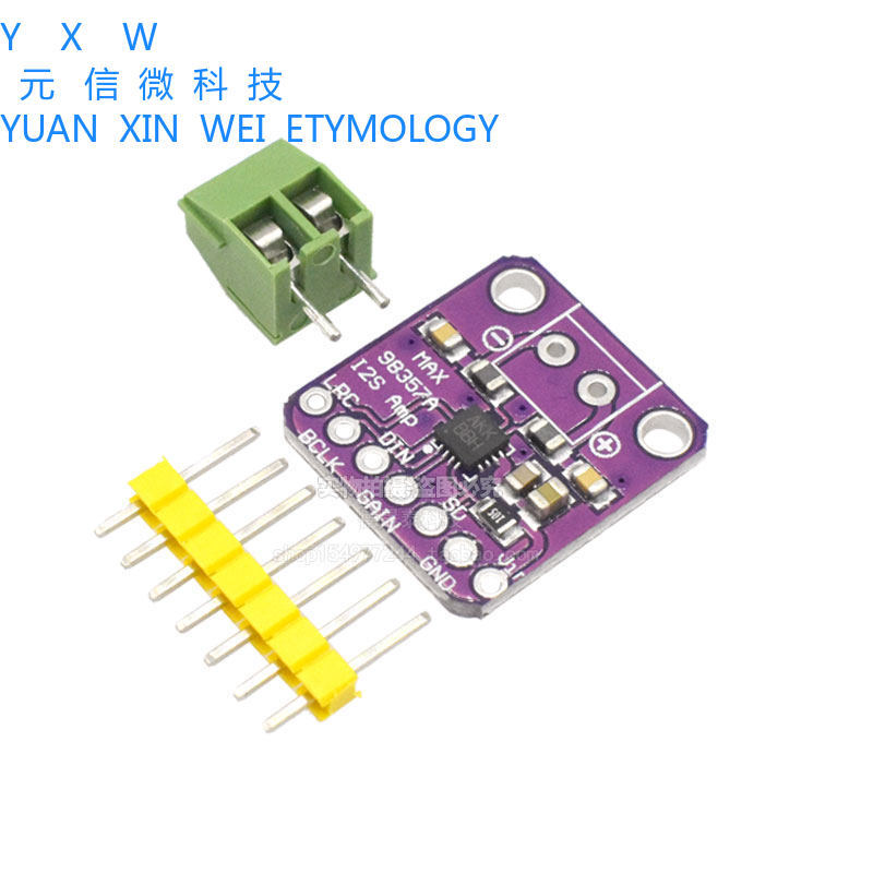 MAX98357 Audio Amplifier Module I2S 3W No Filter Class D Amplifier ...