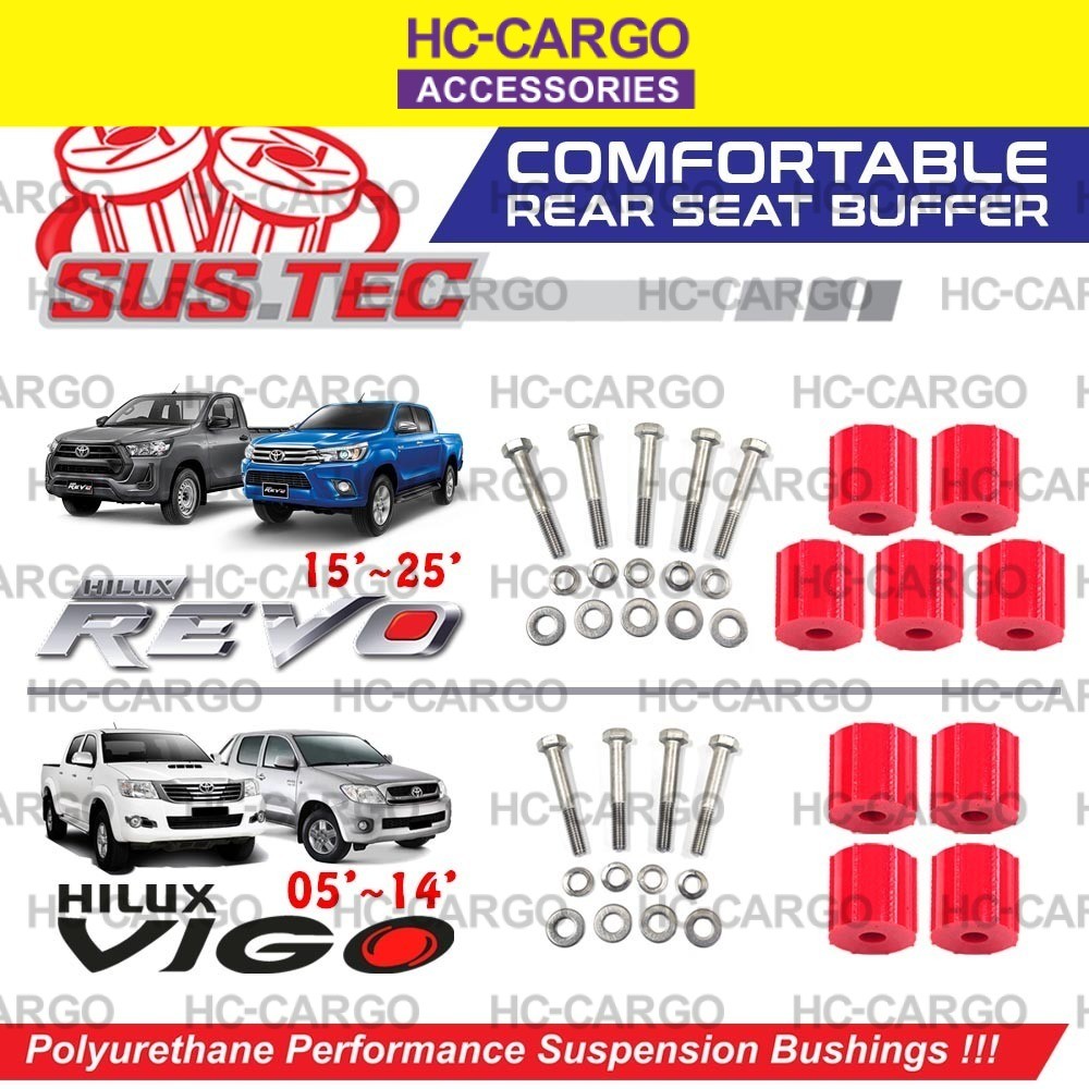 Toyota Hilux Vigo Revo Rocco Rogue Rear Seat Comfortable Buffer Recline ...