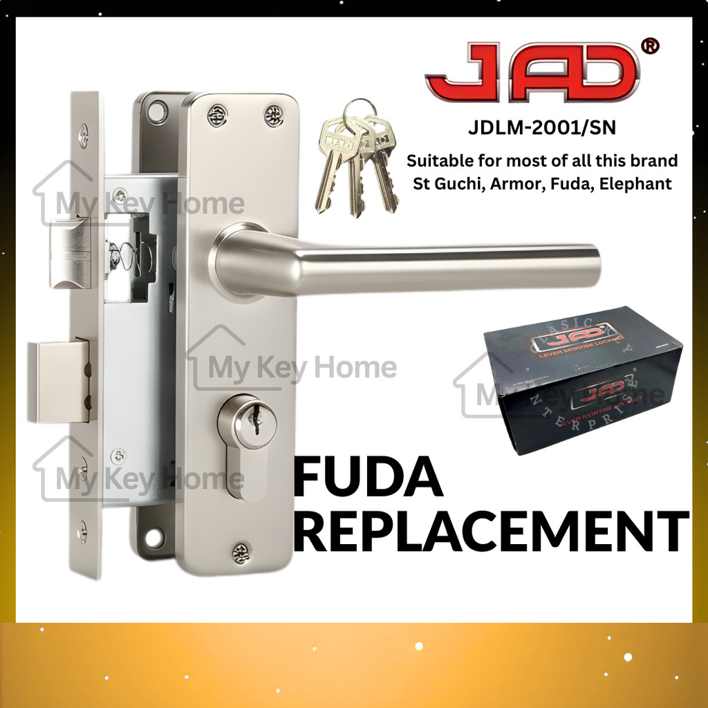 JAD JDLM-2001/SN Heavy Duty Stainless Steel Grill Door Lock | 45x50mm ...
