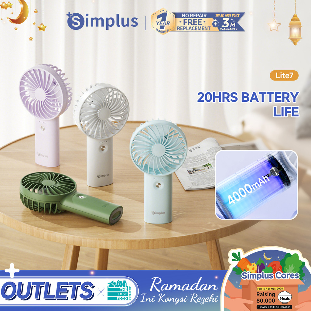 Simplus Portable Fan | Small Fan | Mini Fan | Cooling Fan | Handheld ...