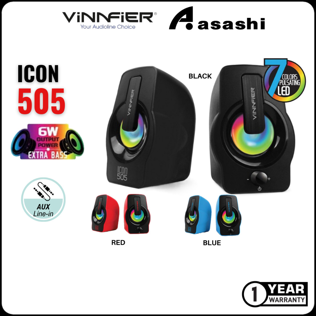 Vinnfier ICON505 / ICON 505 RGB USB Portable Speaker | Shopee Malaysia