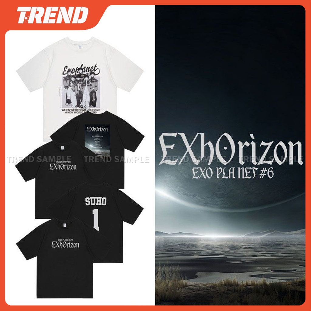 2026 EXO PLANET # 6 EXHOrizon TOUR Merch Cotton T-shirt Unisex