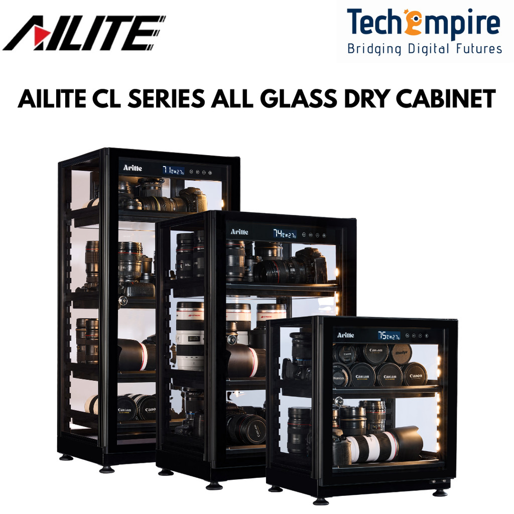 AILITE ALL GLASS CL SERIES DRY CABINET CL-120L, CL-90L, CL-70L, CL-60L ...