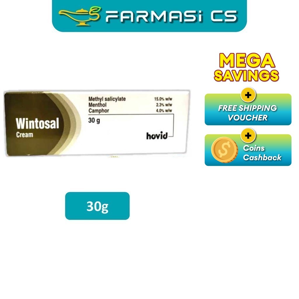 Hovid Wintosal Cream 30g EXP:05/2027 [ FARMASI CS ] | Shopee Malaysia