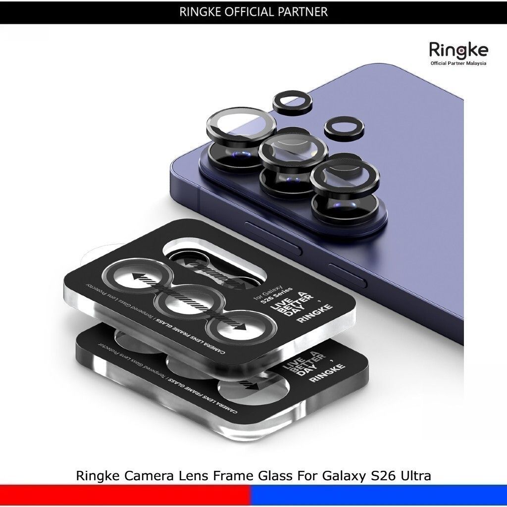 Ringke Camera Lens Frame Glass For Galaxy S26 Ultra | Shopee Malaysia