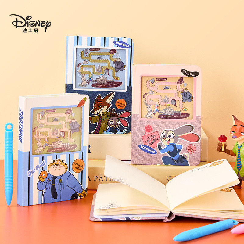 Disney Zootopia Fun Maze Notebook High-Value Cartoon Journal Planner ...