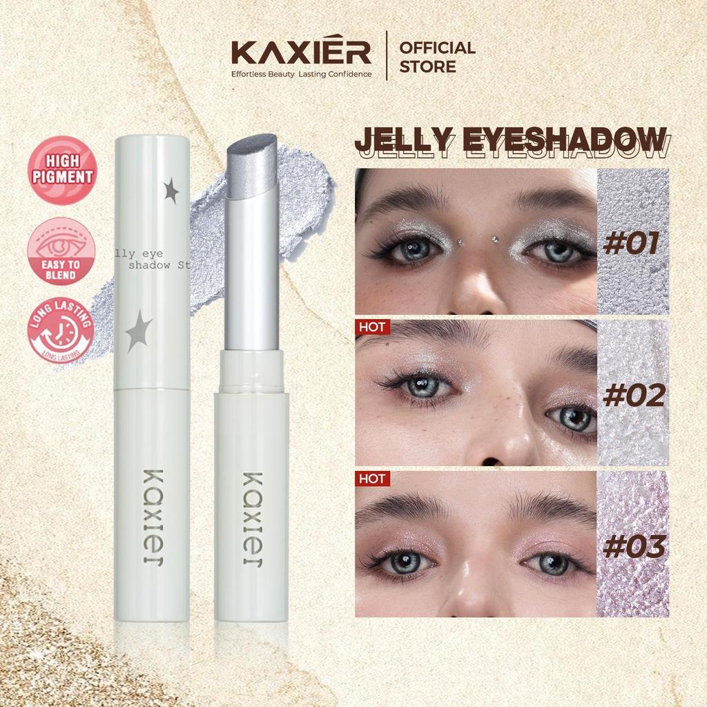 KAXIER Jelly Eyeshadow Stick | Pixel Sparkle, Smooth Glide for Luminous ...