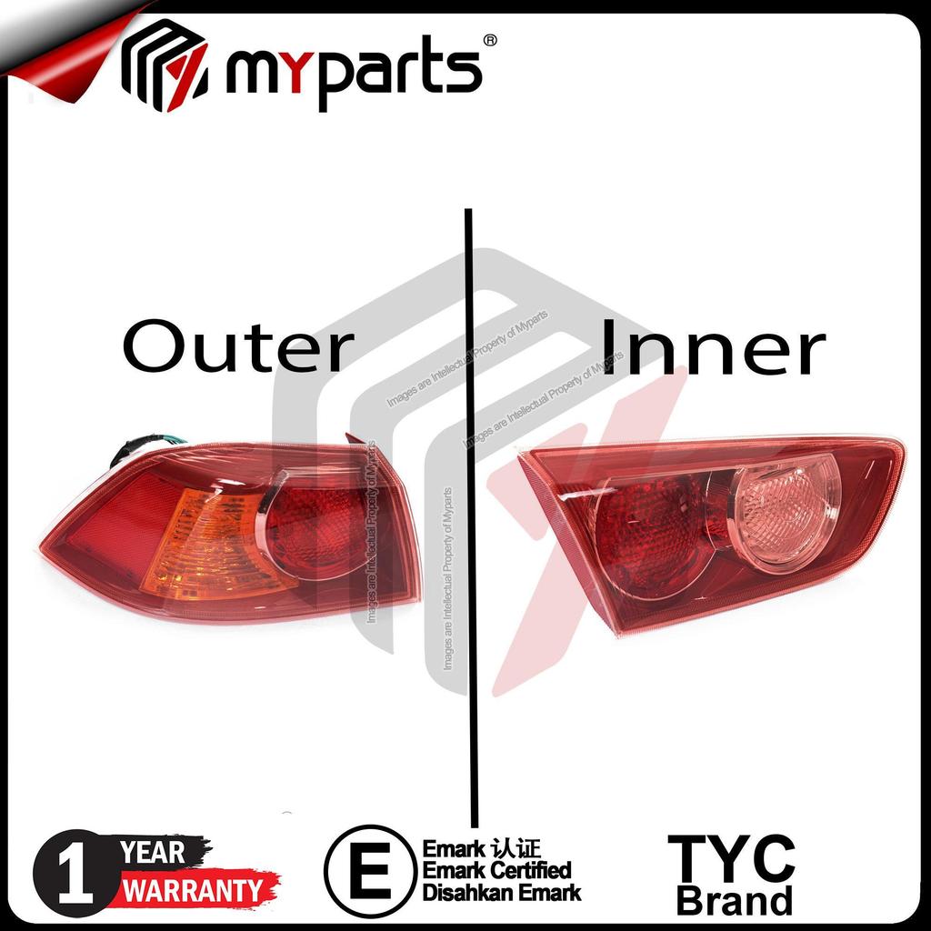 TYC Proton Inspira CJ 2010-2015 Outer/Inner Tail Lamp Light Taillamp ...