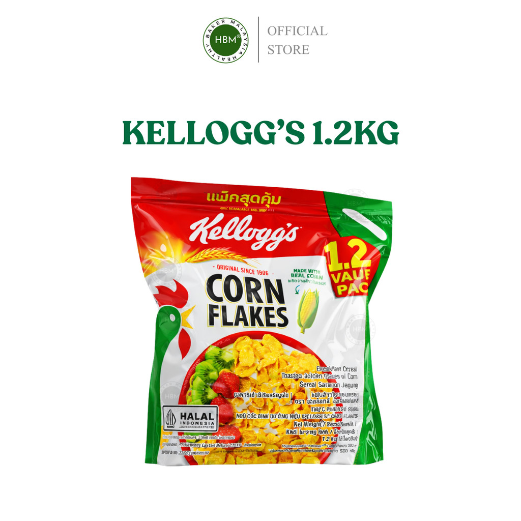 KELLOGG'S CORNFLAKE 1.2KG 1 PACK | Shopee Malaysia
