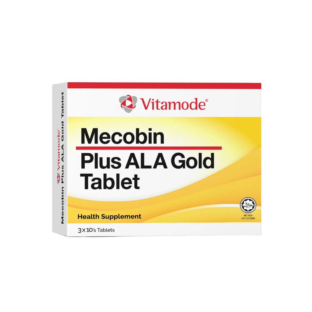 VITAMODE Mecobin Plus ALA Gold 10s × 3 (Tablets) | Shopee Malaysia