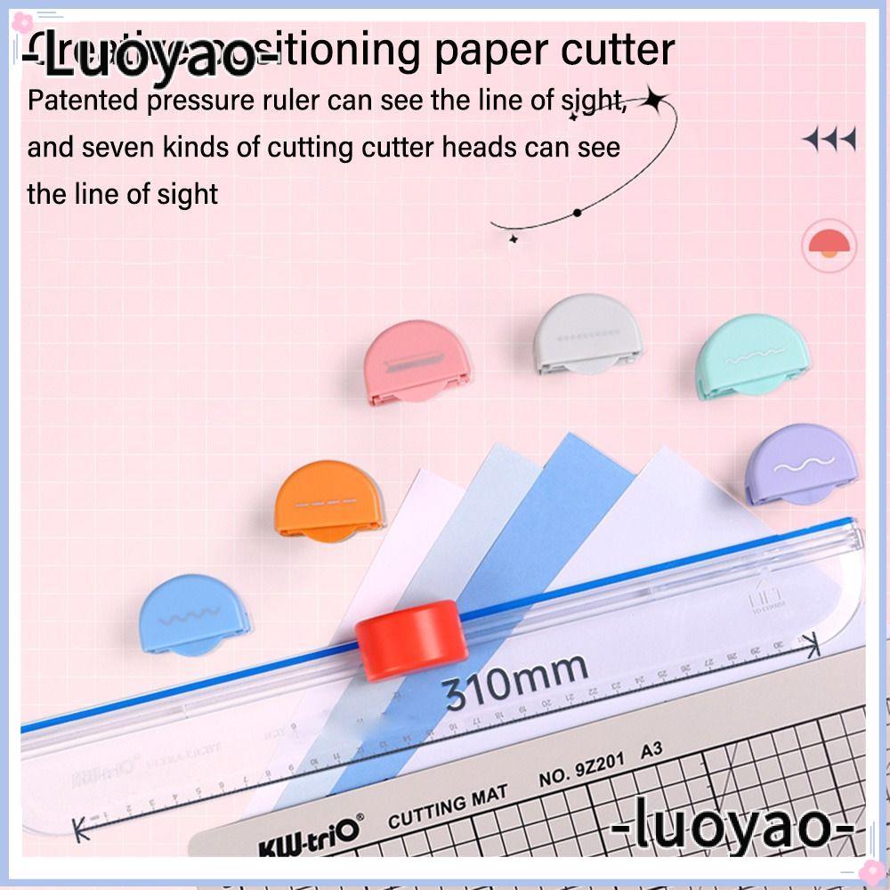 LUOYAO1 Paper Cutter, Lightweight 7-in-1 Paper Trimmer, Professional ...