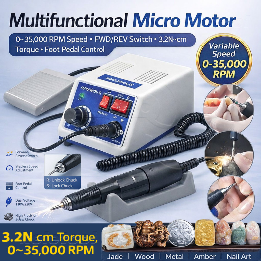 Dental Lab Electric SMT Marathon Motor Micromotor Machine Dental ...