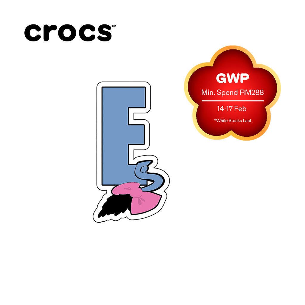 Crocs Disney Character Letter E Jibbitz | Shopee Malaysia