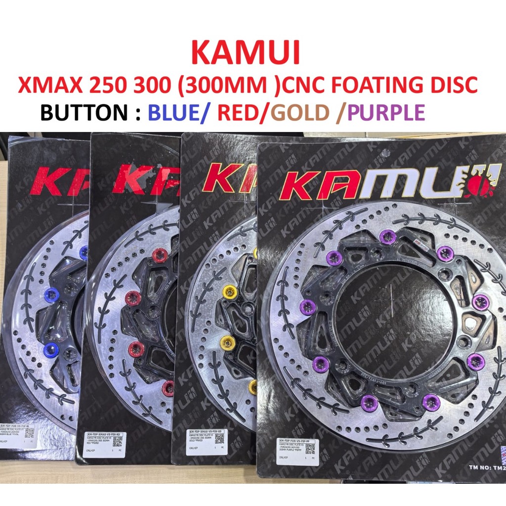KAMUI XMAX 250 300 -300MM V5 (NOT FOR BREMBO CALIPER) FRONT FOATING CNC ...