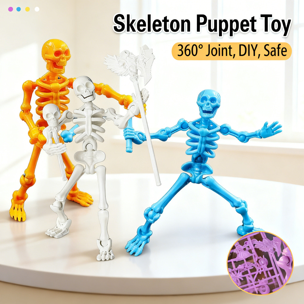 360° DIY Assembly Puppet Toy - Safe Material for Kids, Styling Movable ...