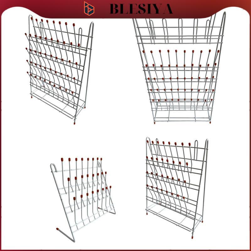 blesiya Lab Drain Holder Iron Test Tube Storage Shelf Drip Rack Beakers ...