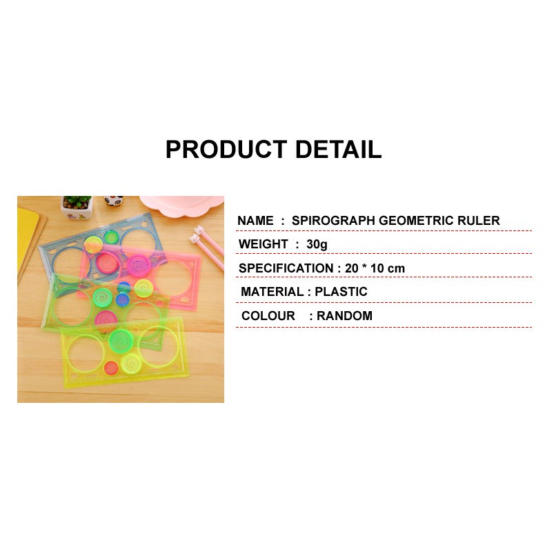 Magic Ruler Swirly pattern Set Thousand Pattern Design Ruler set Magic ...