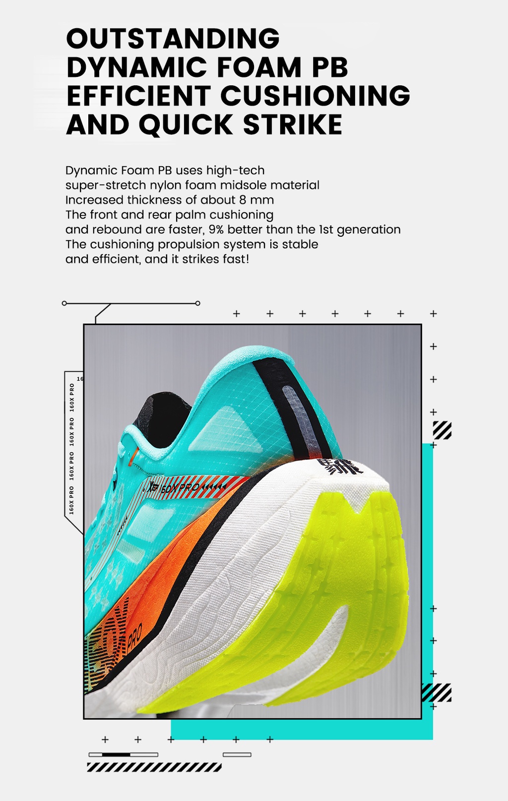 Xtep [Racing 160X] Men Running Shoes 2020 New Professional Lightweight Marathon Running Shoes 980119110557