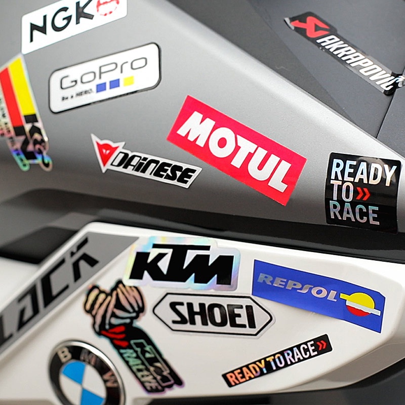 [Ready Stock]Reflective Motorcycle Side Strip Bike Helmet Sticker Car ...