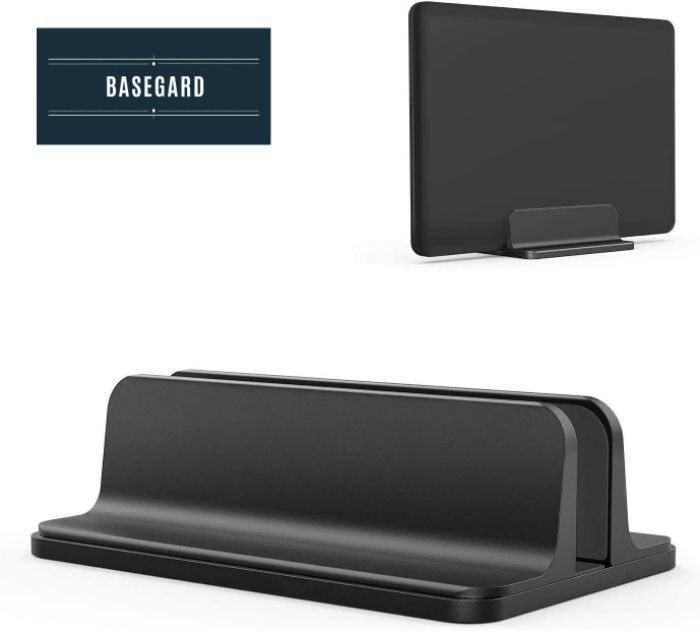 Basegard Vertical Laptop Stand, Laptops Cradle Holder, Adjustable ...