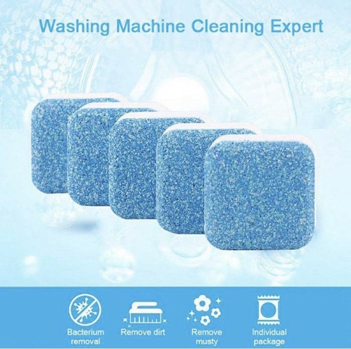 Baking Soda Powder And 12pcs Effervescent Cubes Washing Machine Tank ...