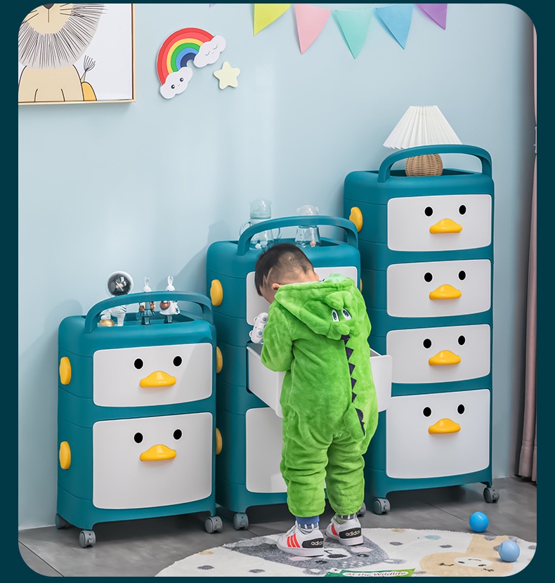 HP SW010 Cartoon Theme Drawer Storage Cabinet with Lock Storage Drawer ...