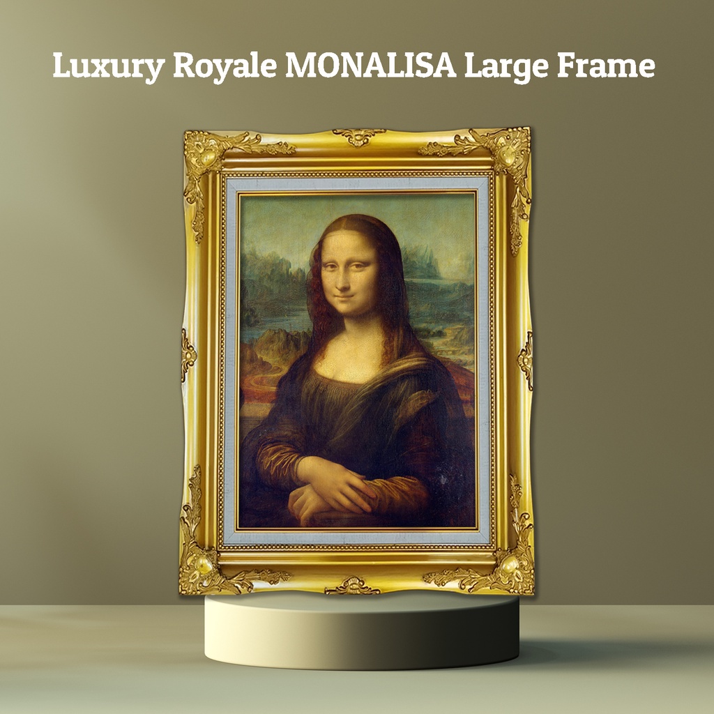 Monalisa Large Frame 16R 24R | Wooden Classic Vintage Gold Frame ...
