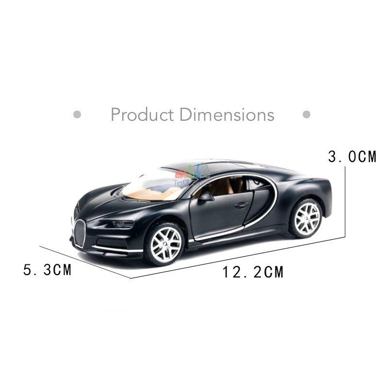 1:36 Bugatti Chiron Veyron Alloy Die Cast Model Suitable as Cake Topper ...