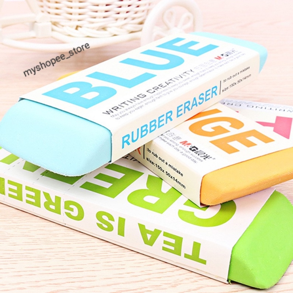 Big Size Eraser Rubber Candy Colored Eraser Student School Pemadam ...