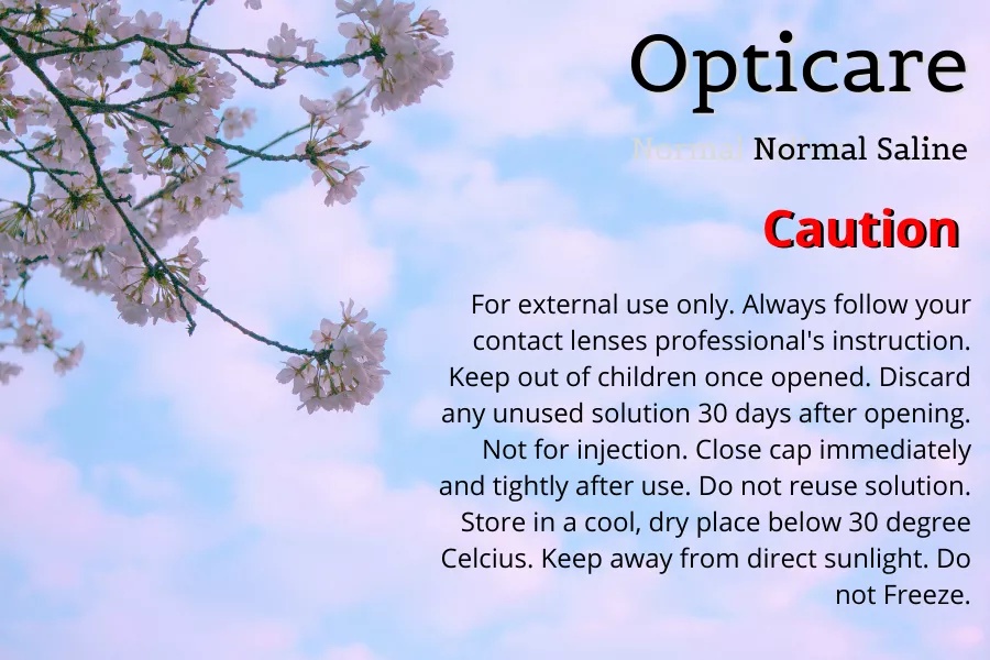 evo opticare Normal Saline SOLUTION 500ml (3 bottles) + 120ml (1 Bottle ...