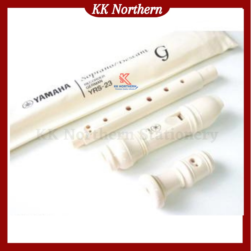 Yamaha Plastic Soprano Recorder YRS-23B Music Instrument Suling Alat ...