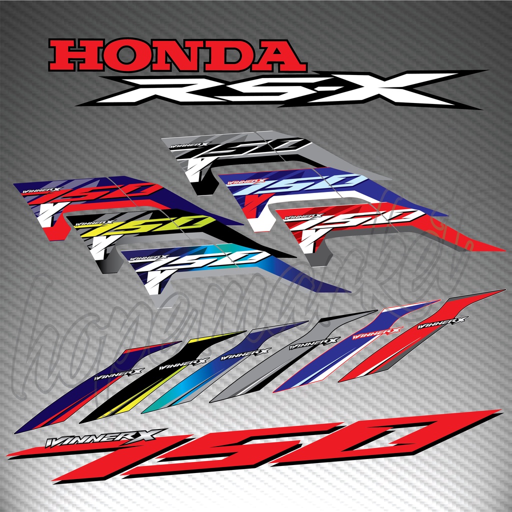 STRIPE MOTOR HONDA RSX 150 WINNER - X 150 ( 1 ) VIETNAM CUSTOM BODY ...